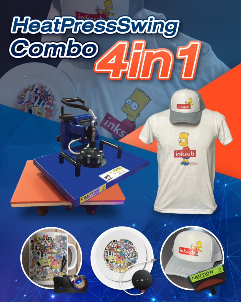 เครื่องสกรีนเสื้อ4in1